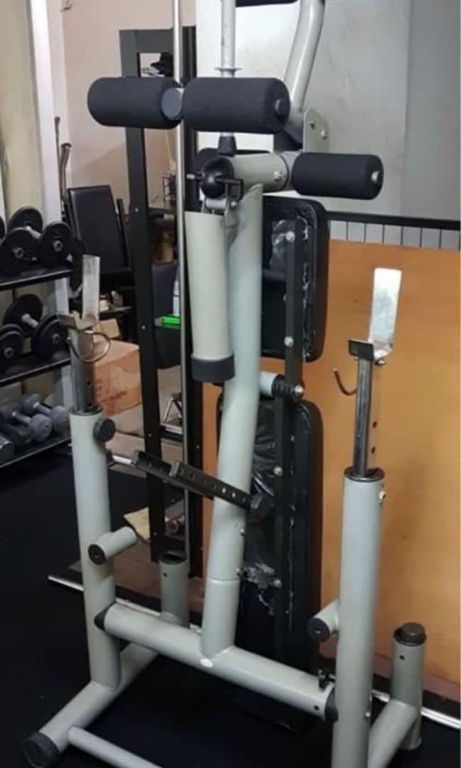 Workout Benches Aibi Foldable Bench Press Rubberised Weight / Chrome Plates / Hex dumbbell