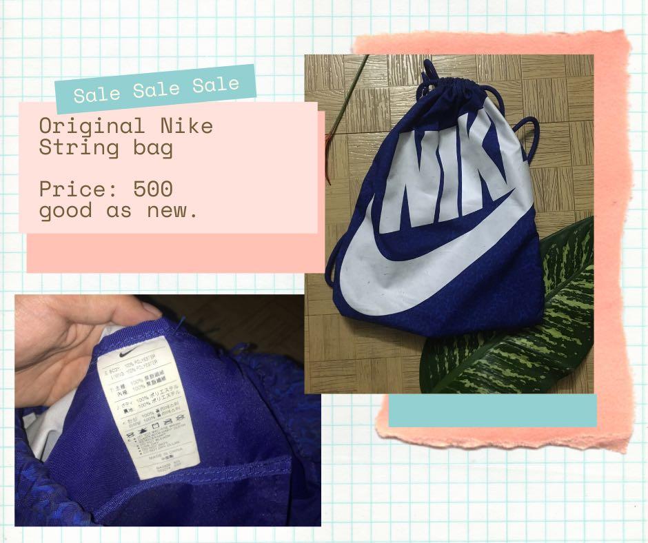 string bag nike original price