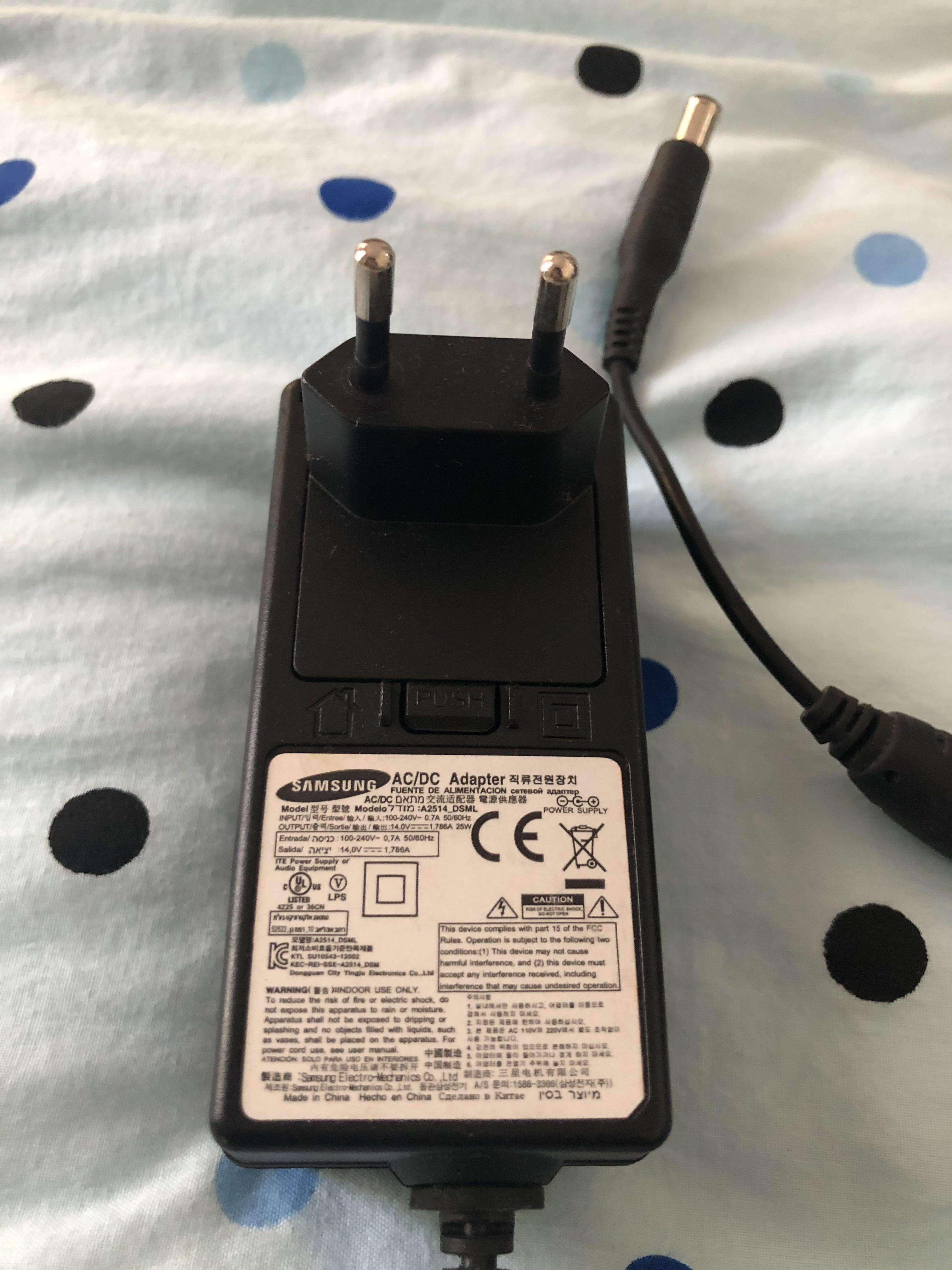 bundling adaptor lcd led tv monitor samsung 14v 1 786a 25 watt