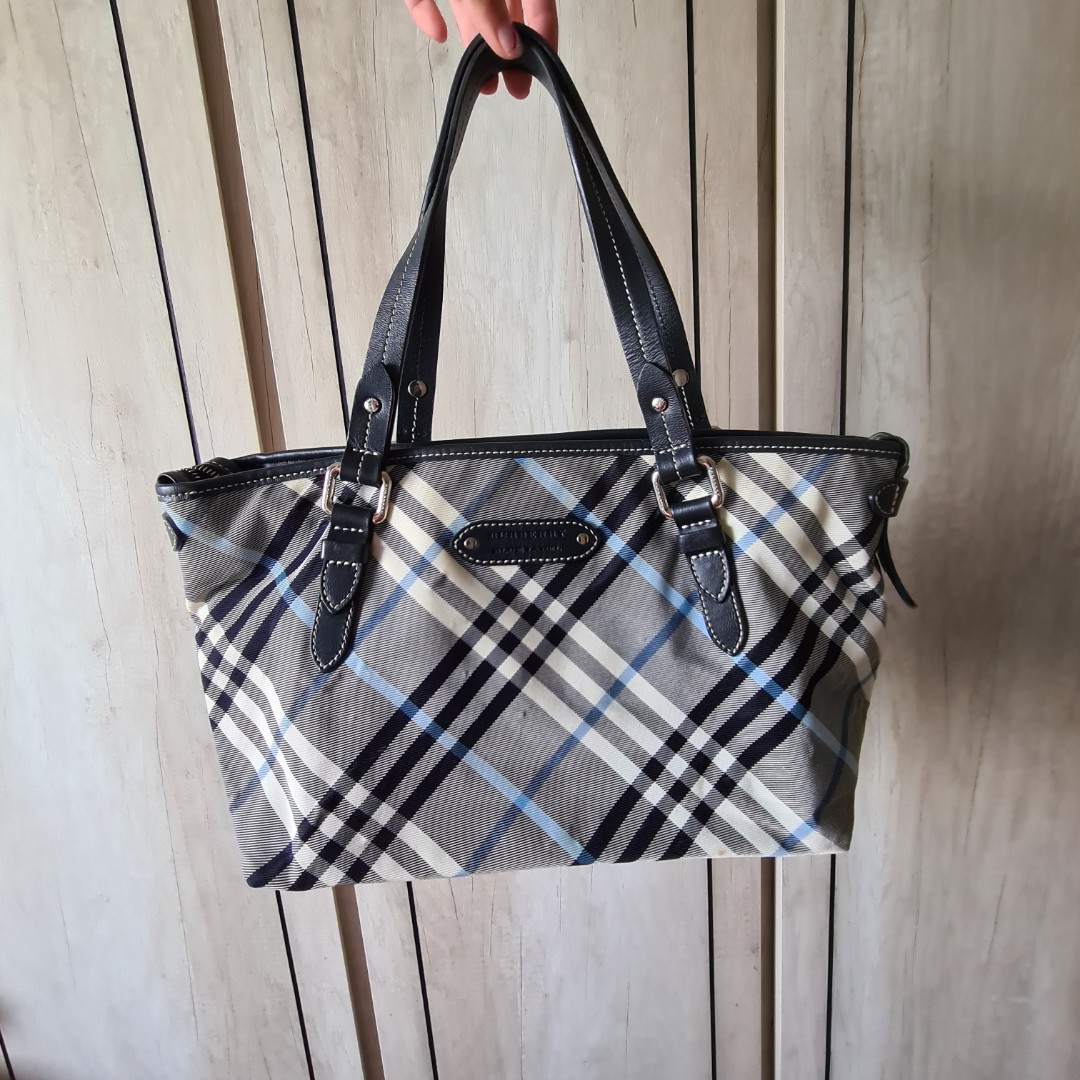Burberry Blue Label Bag, Women's Fashion, Bags & Wallets, Tote Bags on ...