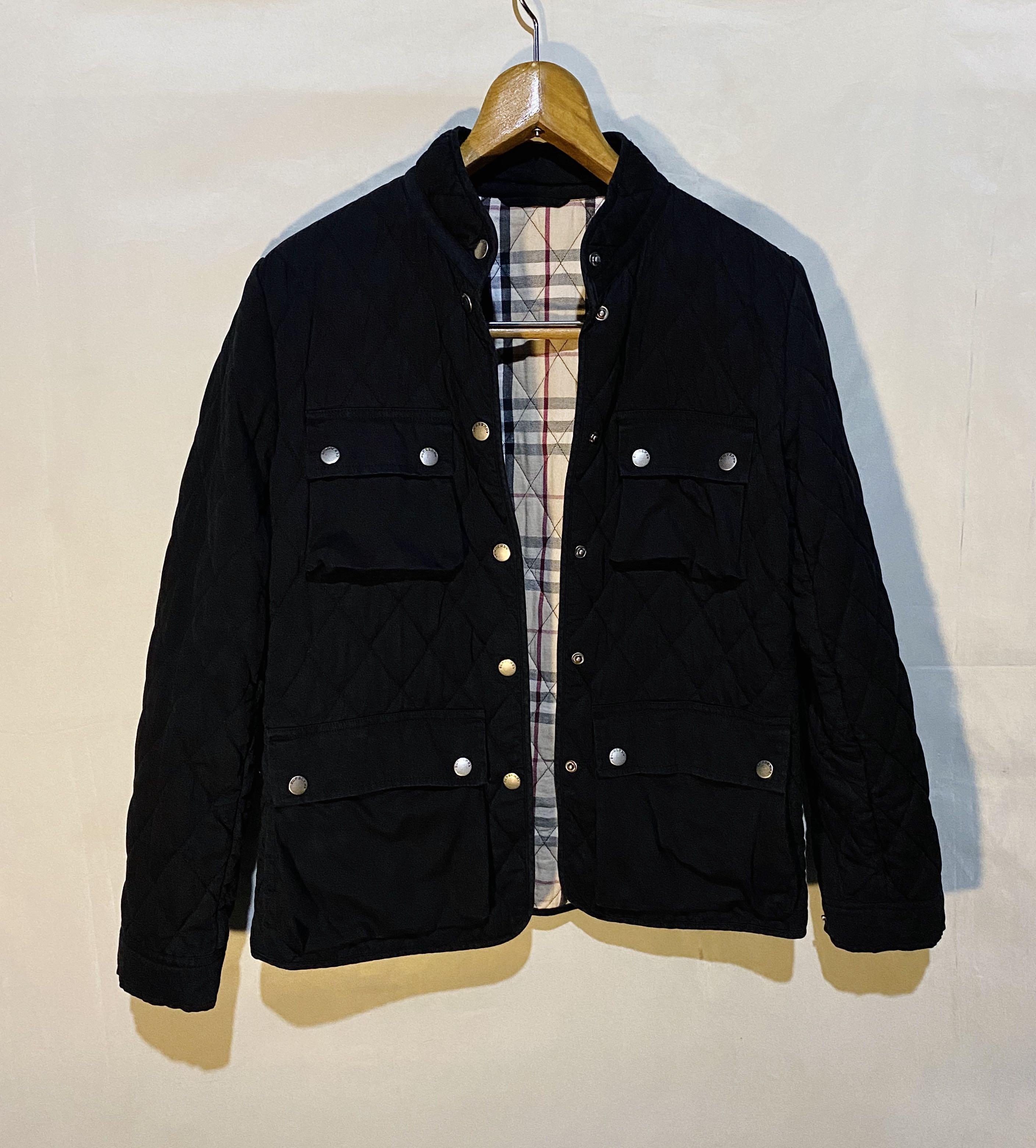 Burberry Nova Quilted Jacket Not Fendi Dior YSL, Men's Fashion, Tops