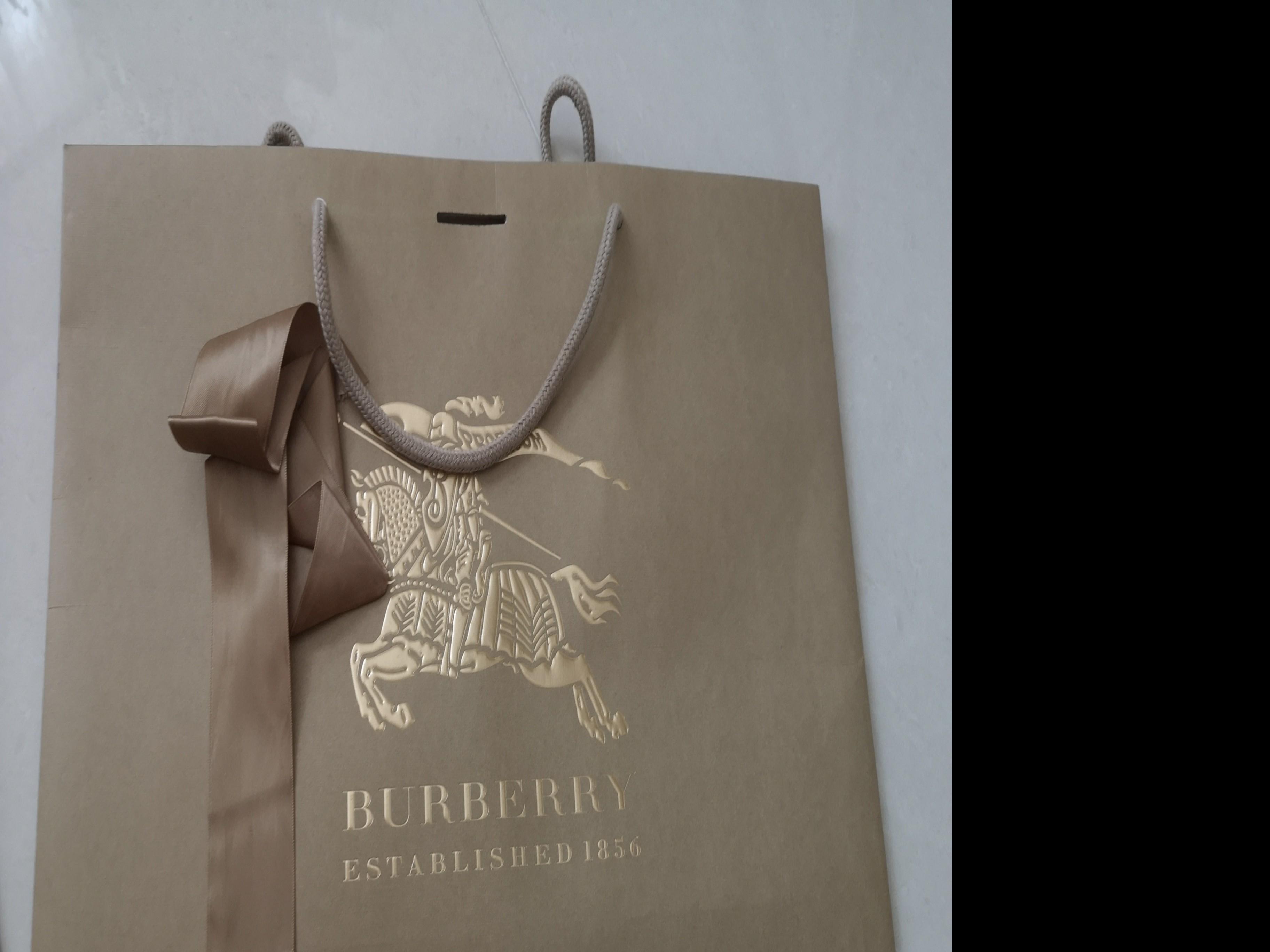 burberry paper bag