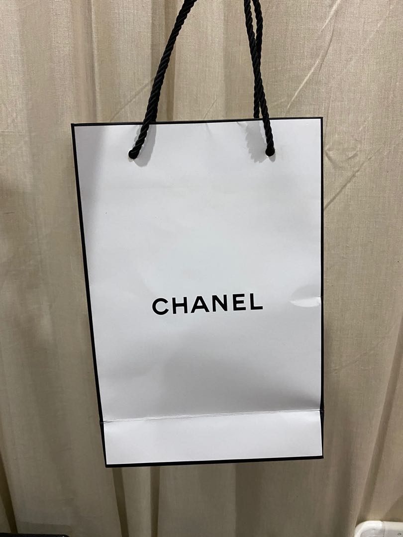 chanel paper bag