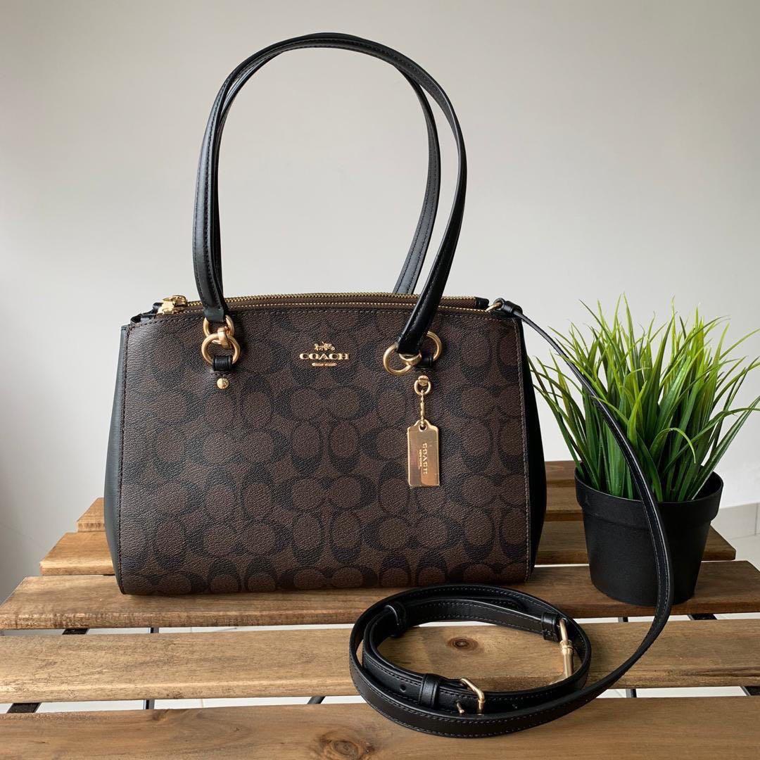 Coach etta sales carryall review
