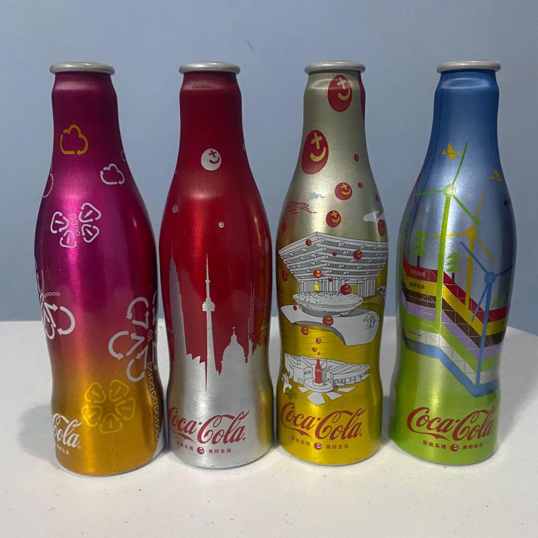 COCA COLA (Coke) 4 PC SET 2010 SHANGHAI EXPO (Category: Vintage Collectibles) located in Dumaguete. Submitted by toylandstuff13 (Listing ID 1013086540, Image 1). Description: NEW 4PC COCA COLA 2010 Shanghai Expo Bought during the EXPO.