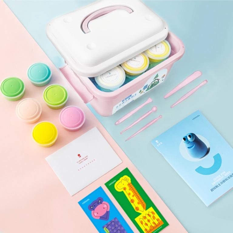 Coloyou 24 Colors Super Light Air Dry Clay Box Pink Design Craft Craft Supplies Tools On Carousell
