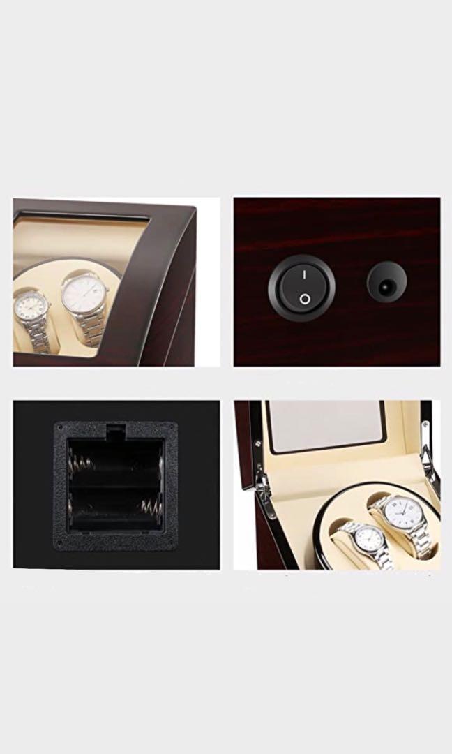 CRITIRON 2+3 Automatic Watch Winder Luxury Storage Case Rotating