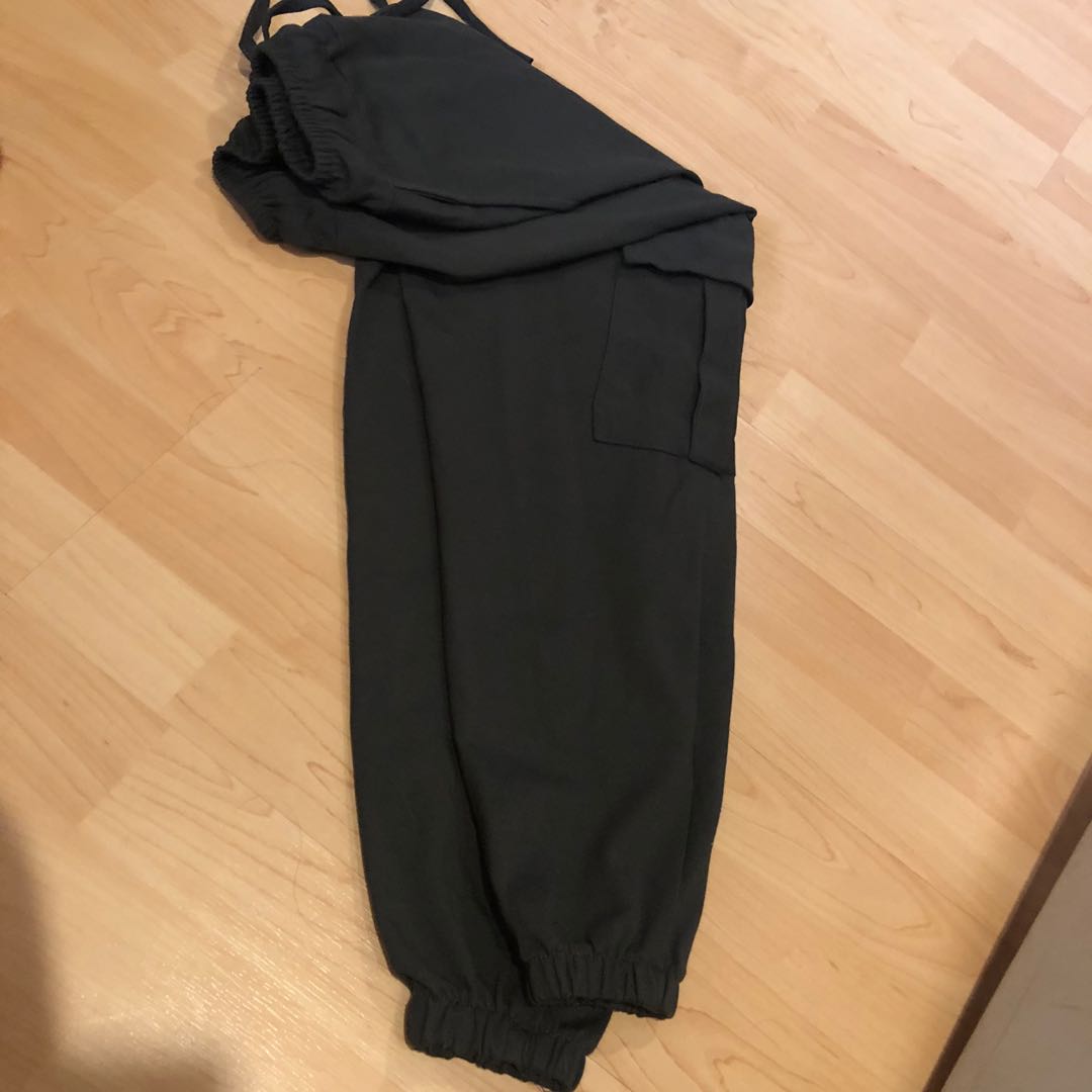 army green cargo joggers