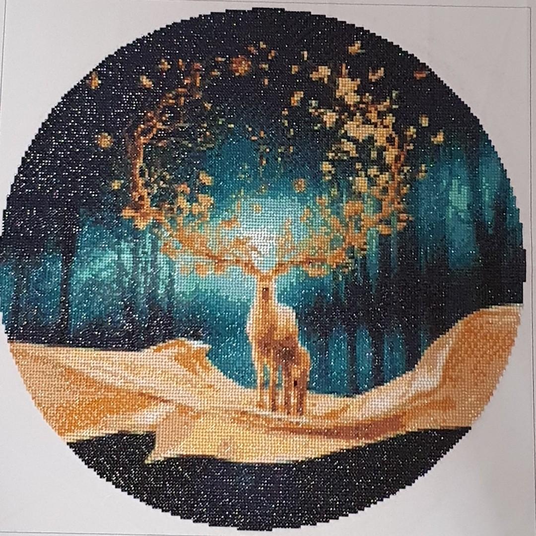 Deer Antler Diamond Painting Design Craft Handmade Craft On