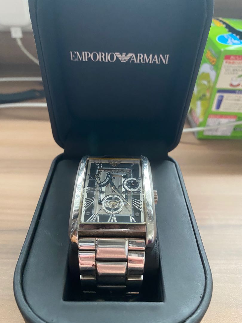 Emporio Armani automatic Watch, Luxury, Watches on Carousell