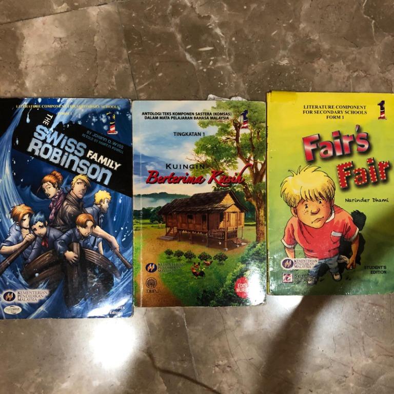 English Literature Bm Komsas Tingkatan 1 Form 1 Books Stationery Books On Carousell