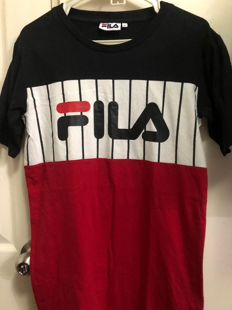 fila tri color tee