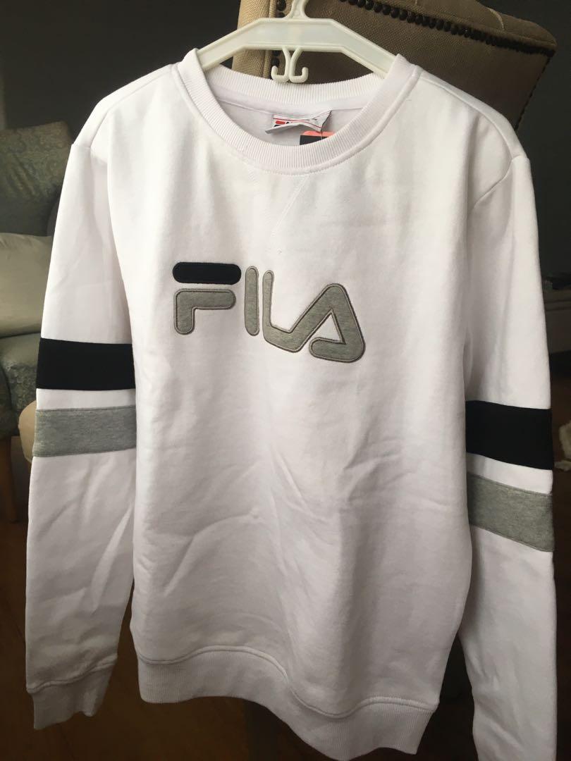 fila women's grey sweatshirt