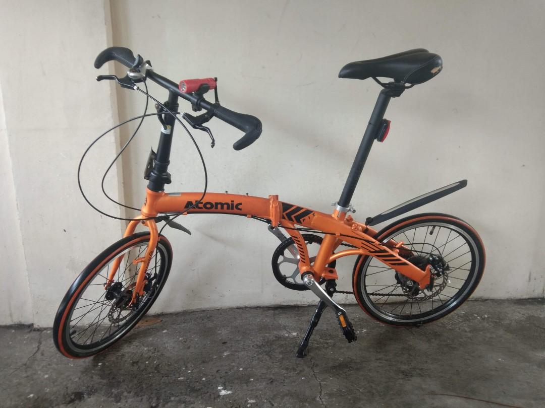 Atomic folding deals bike