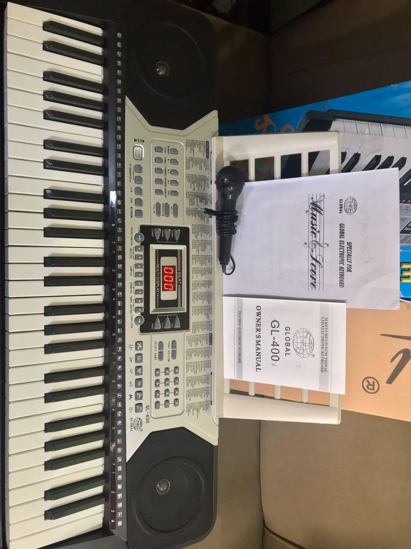 FOR SALE!!! Global GL400 Digital Electronic Keyboard Piano w/ Stand