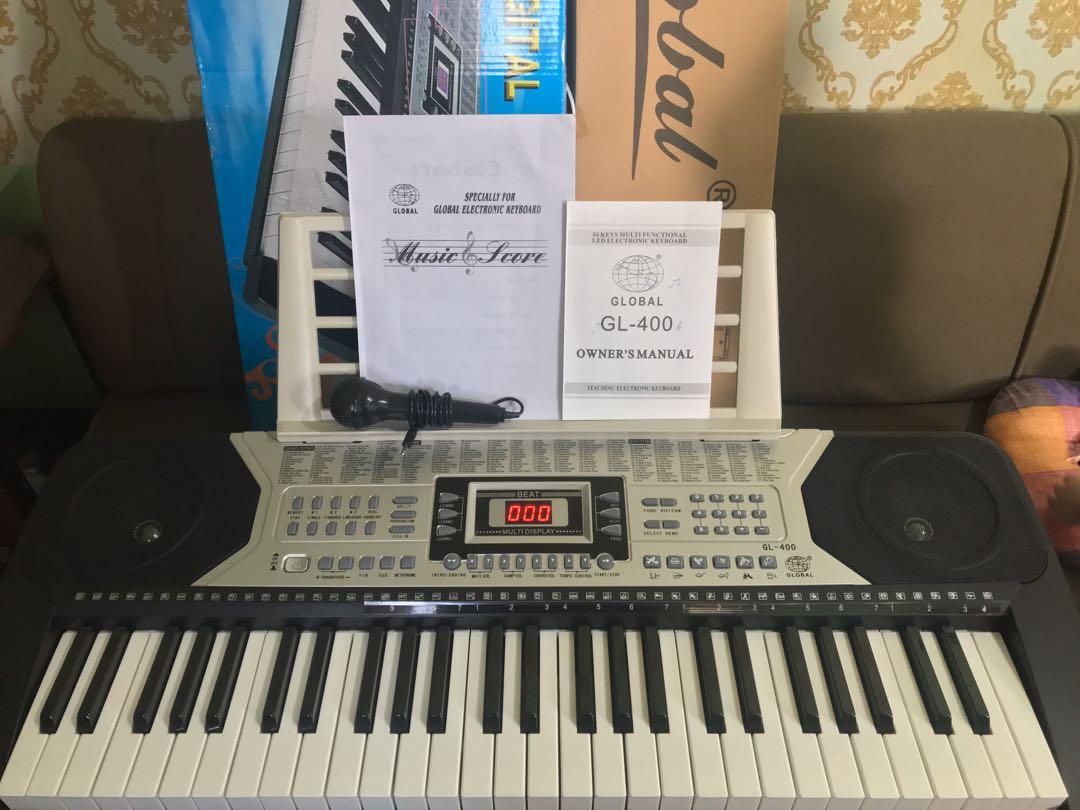 FOR SALE!!! Global GL400 Digital Electronic Keyboard Piano w/ Stand