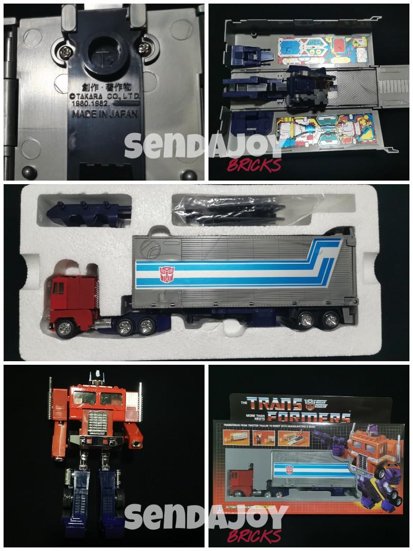 G1 Optimus Prime transformers boxset with sticker sheet, Hobbies & Toys ...