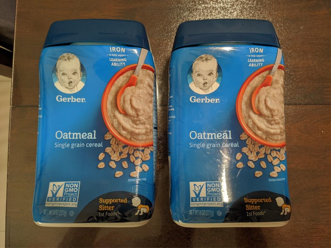 gerber single grain oatmeal
