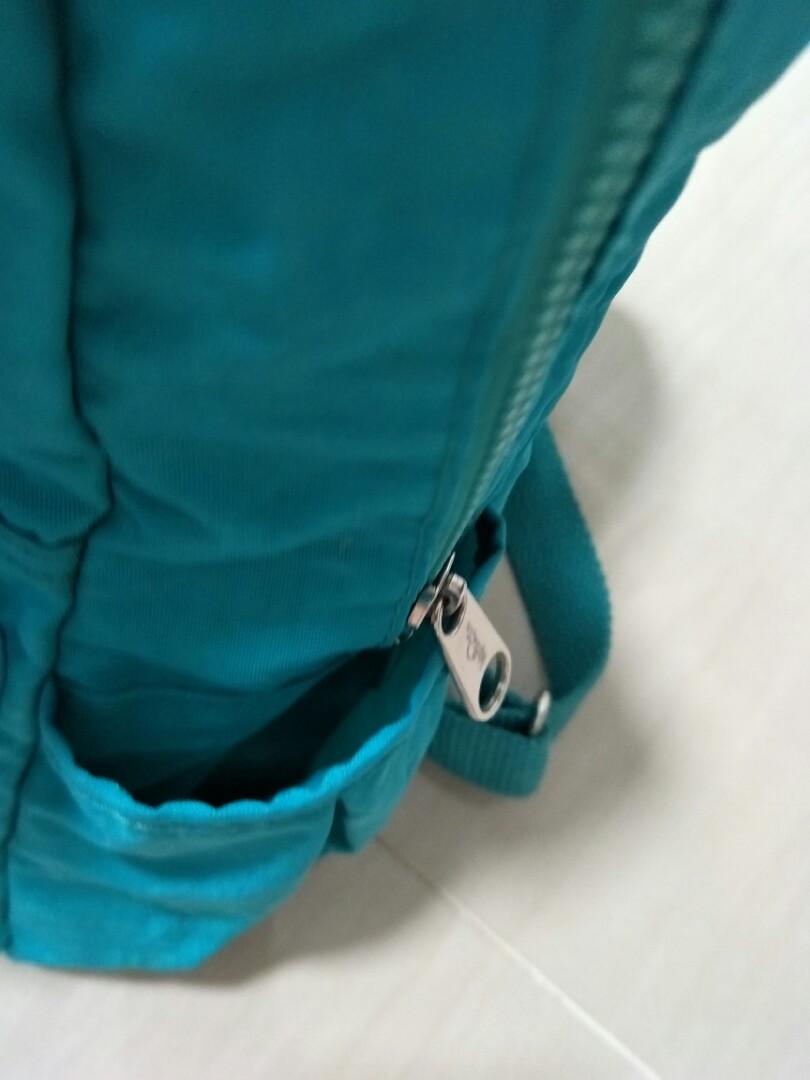 Green/ Turquoise Kipling Backpack, Women's Fashion, Bags & Wallets ...