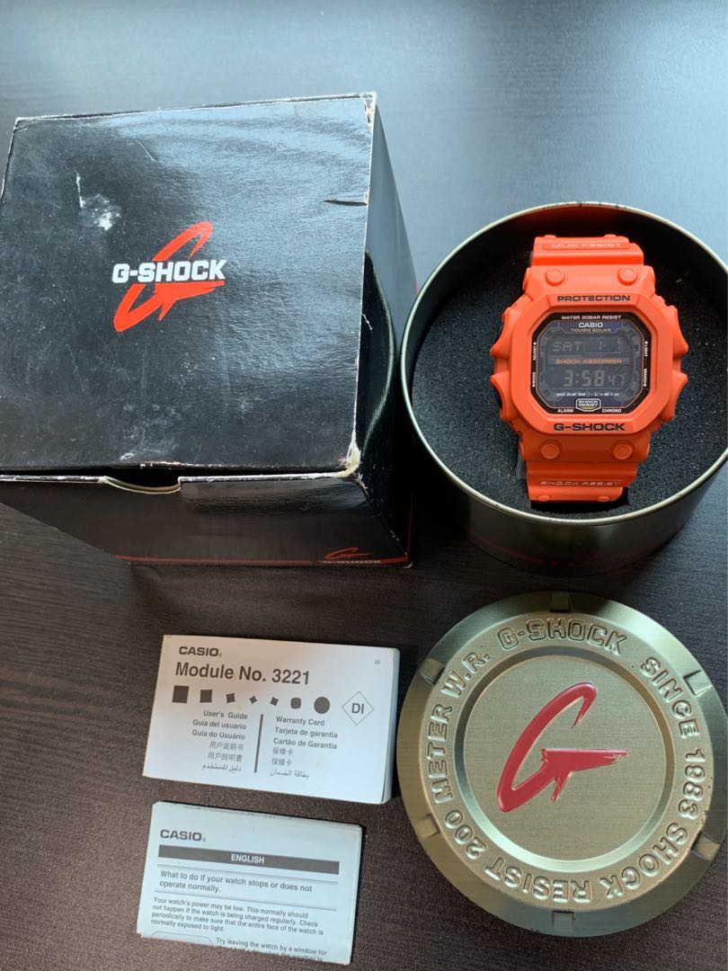 G shock king orange sale