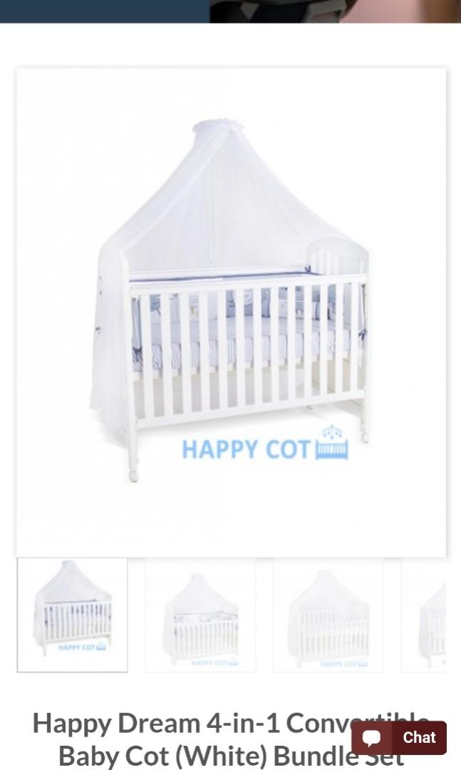 happy dream 4 in 1 cot