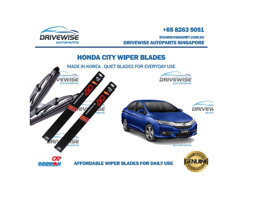 Honda City Wiper Blades Promotion Made In Korea Car Accessories Accessories On Carousell
