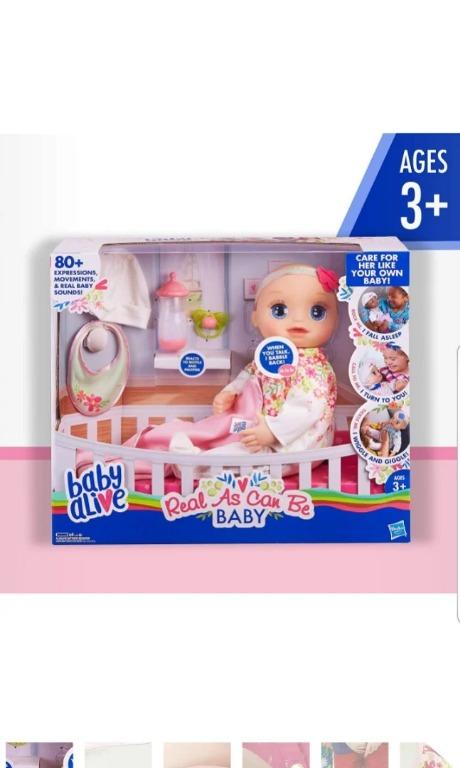 HOT Baby Alive Love and Surprises Baby BL Girls Realistic Toy Baby Doll