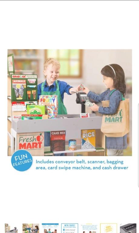 melissa and doug wooden fresh mart grocery store