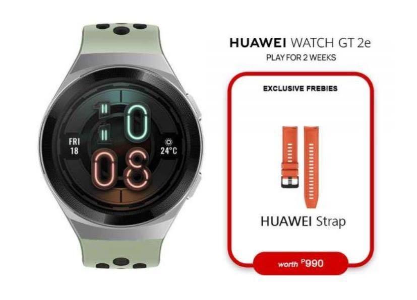 Huawei Watch Gt 2e With Free Huawei Strap Electronics Others