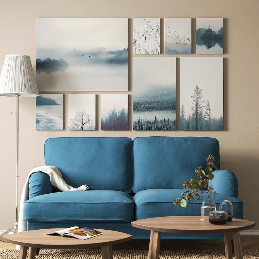 Ikea Gronby Canvas Picture Collage Set Of 7 Furniture Home