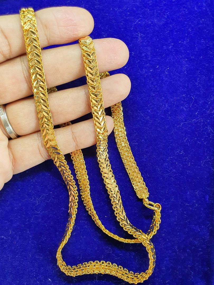 Indian Gold Plated Thick Chain For Daily wear