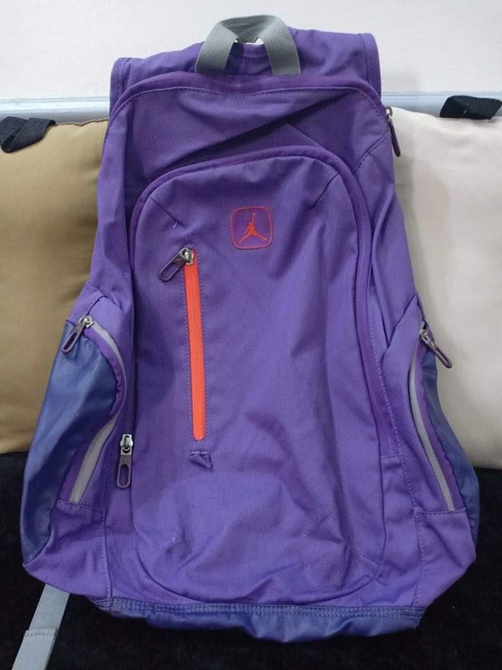 purple jordan backpack