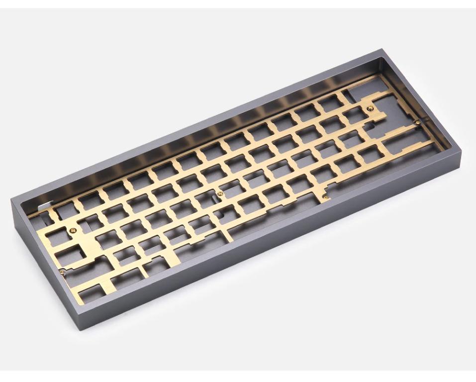 Keyboard Brass Plate, for dz60, gh60, gk64, 2U left shift layout, Computers & Tech, Parts