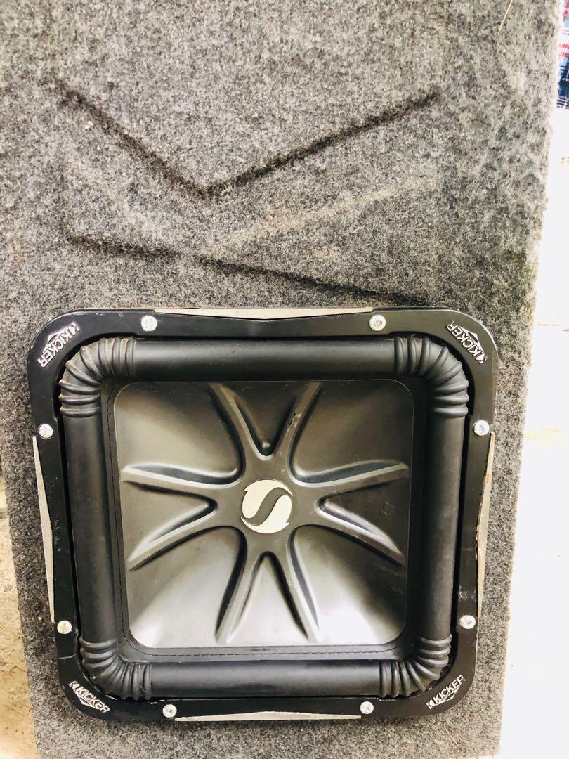 Kicker L7 subwoofer 12” kicker mono amplifier, Hobbies & Toys, Music