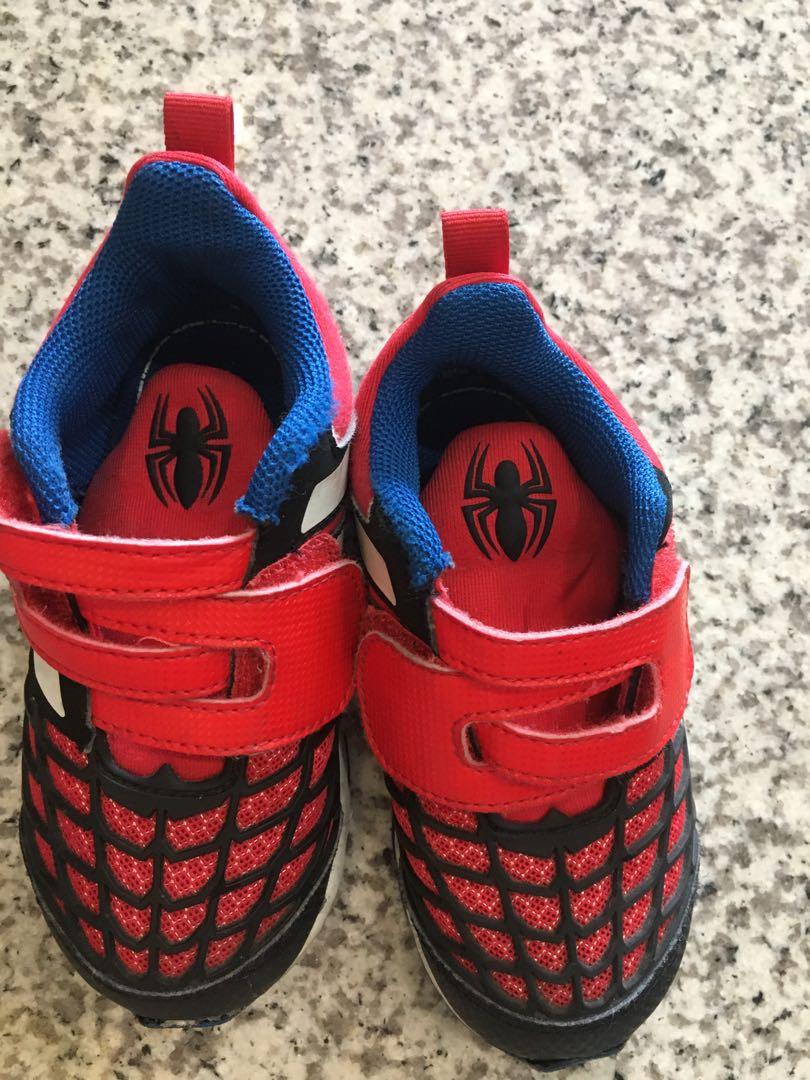 Kids shoes spider man size 15