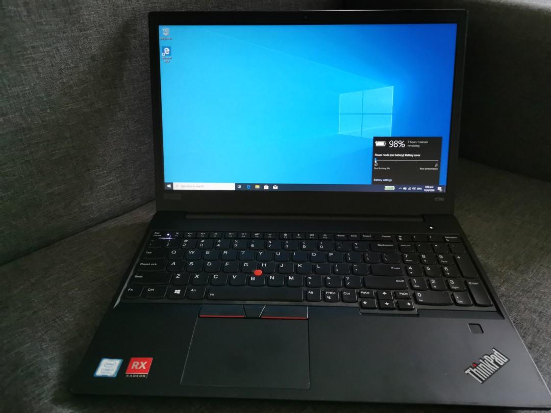 Lenovo Thinkpad E590 Intel Core I7 8565u 8gbddr4 256gb Ssd Windows 10 Pro Microsoft Office 2019 Pro Plus 1 Month Warranty Electronics Computers Laptops On Carousell