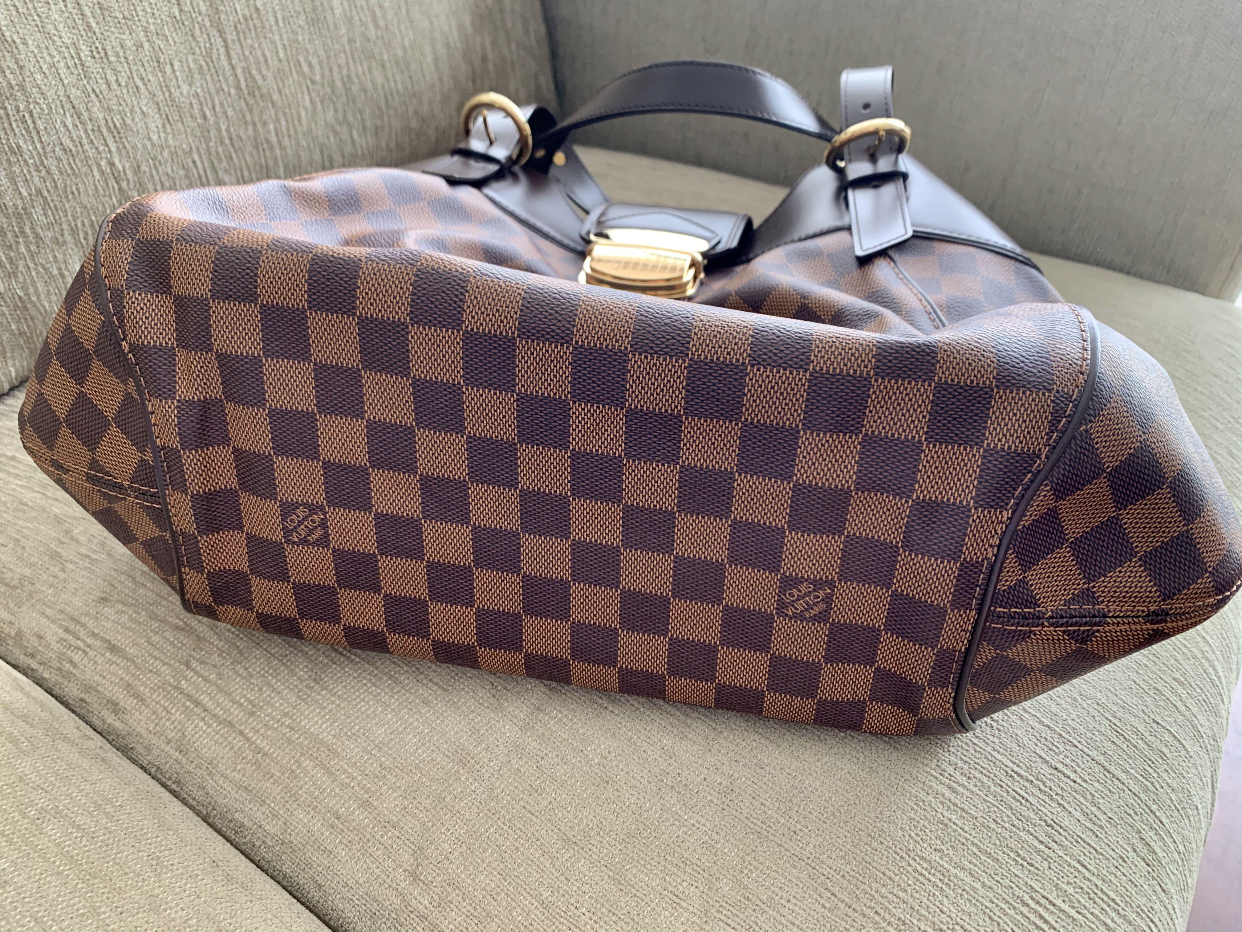LOUIS VUITTON Sistina GM Damier WomenTote Bag Brown Discontinued product  USED