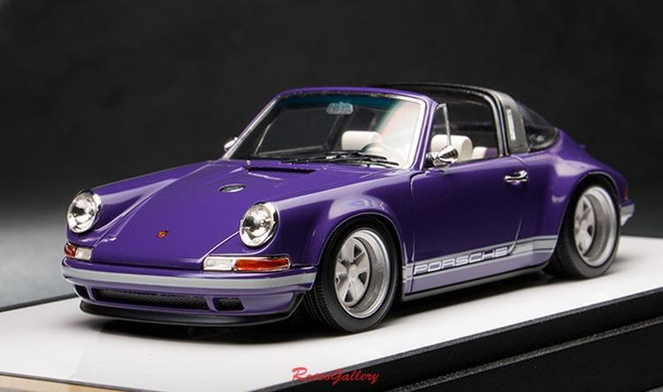 全新Make Up Porsche Singer 911 (964) Targa Deep Purple VM135E 