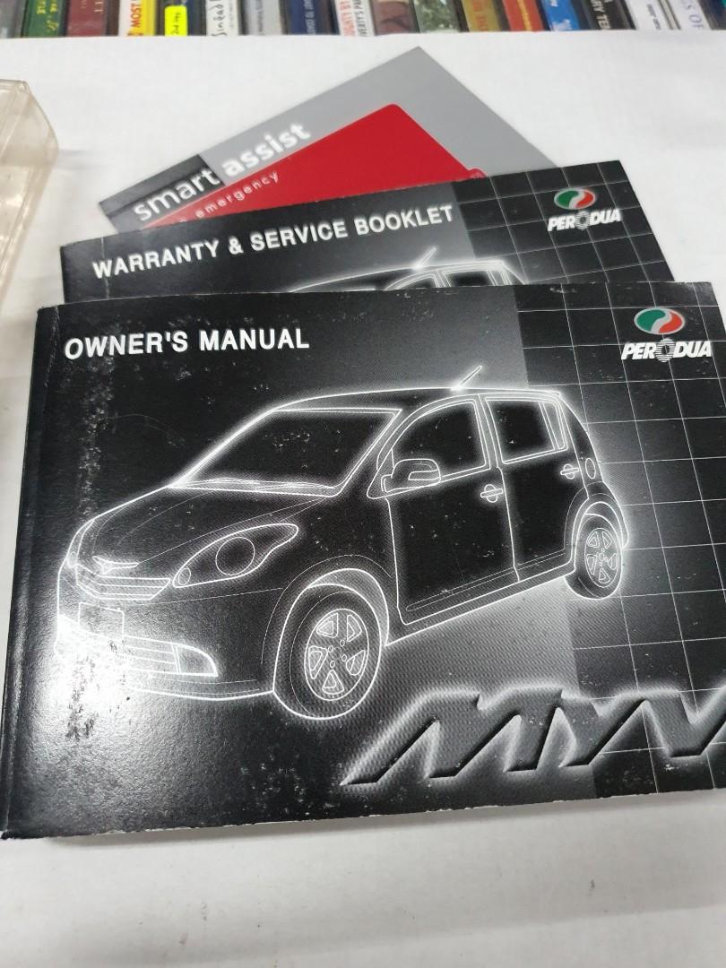 Manual Book Myvi 1 3 Ezi Auto Auto Accessories On Carousell