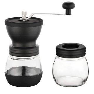 Manual coffee grinder stainless and ceramic burr , salt and pepper grinder