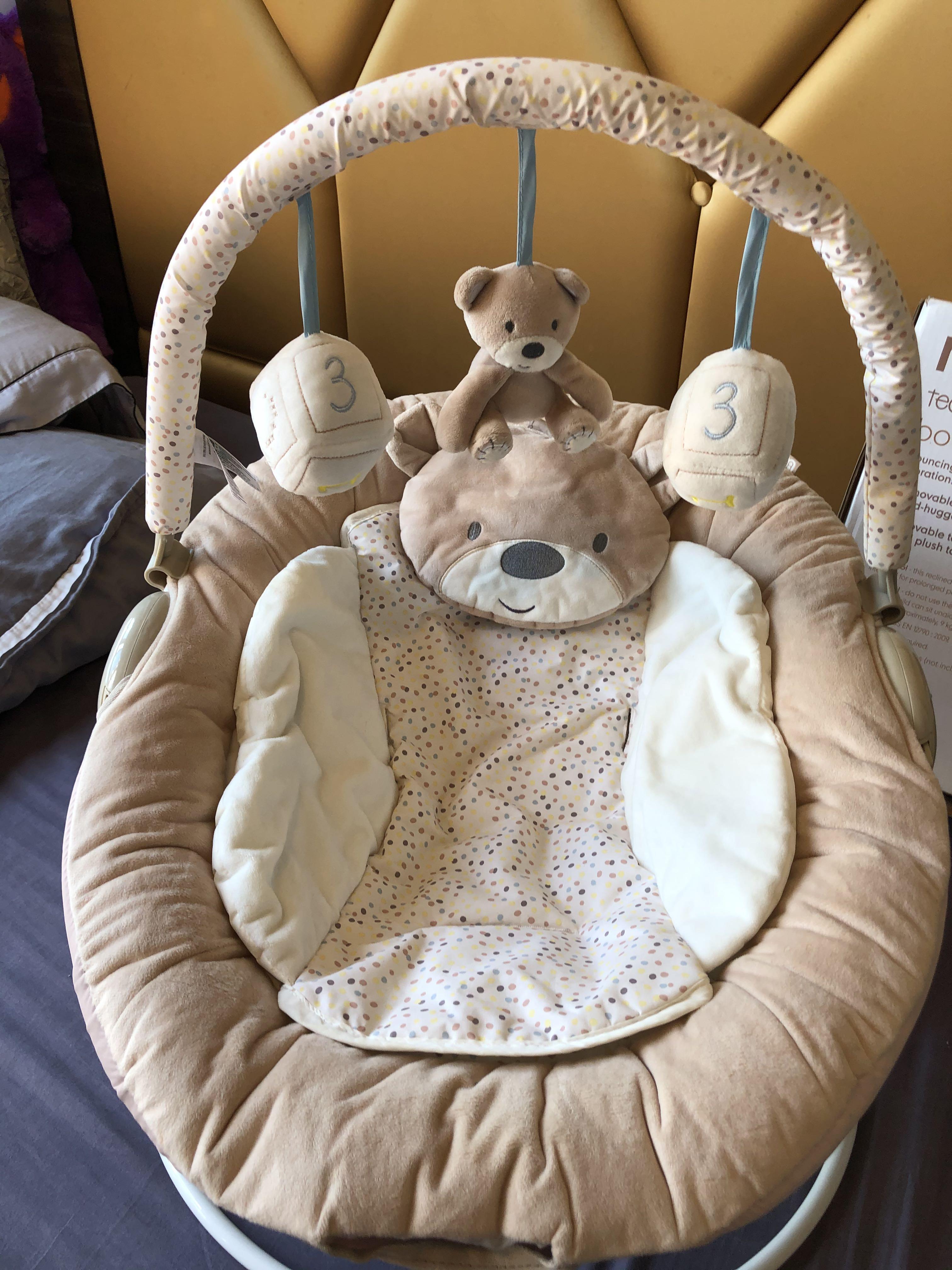 mothercare teddy's toy box bouncer