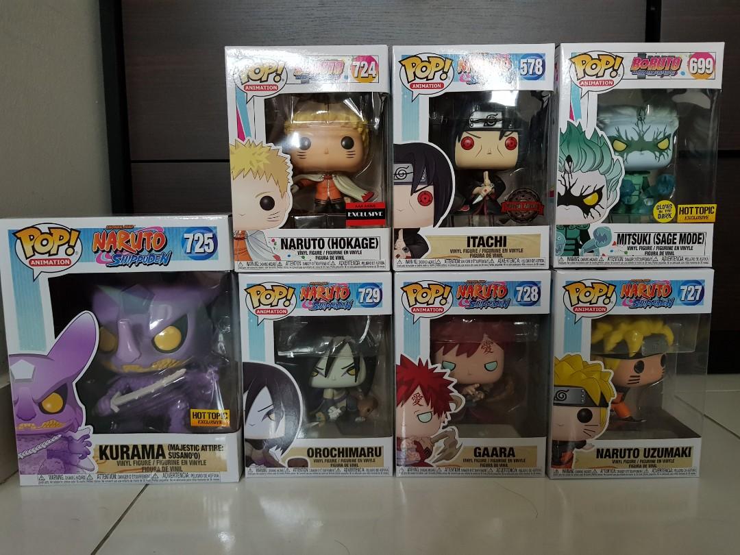 Naruto Bundle Set Funko Pop Toys Games Bricks Figurines On Carousell Star wars empire bundle luke tauntaun, darth vader, yoda + hut. naruto bundle set funko pop