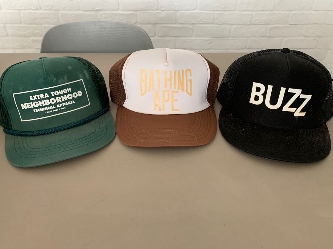 bathing ape trucker hat