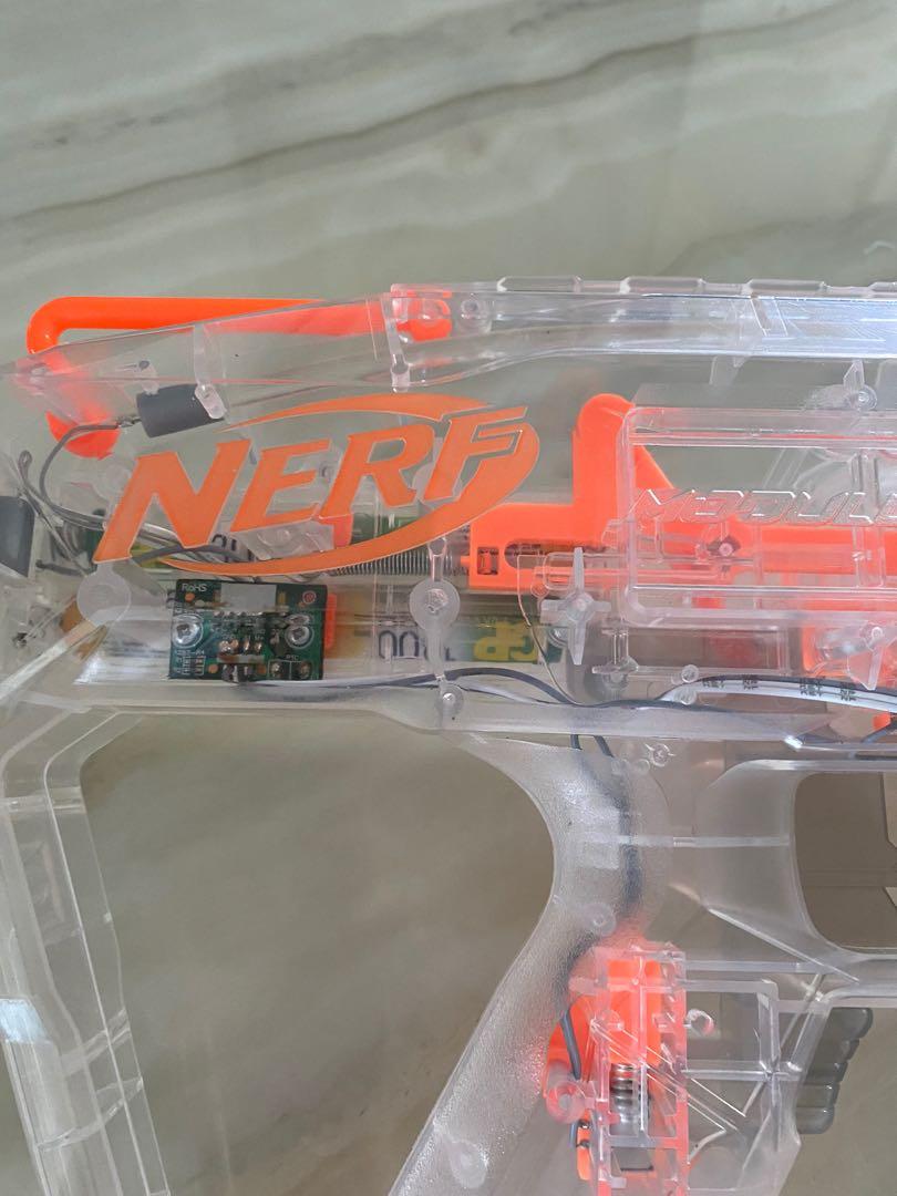 Nerf Evader (Category: Action & Battle Toys) located in Kuala Lumpur. Submitted by khairullmassitah (Listing ID 1012945861, Image 3). Description: sekali dengan peluru macam baru beli main sekejap je berfungsi dengan sangat baik.
