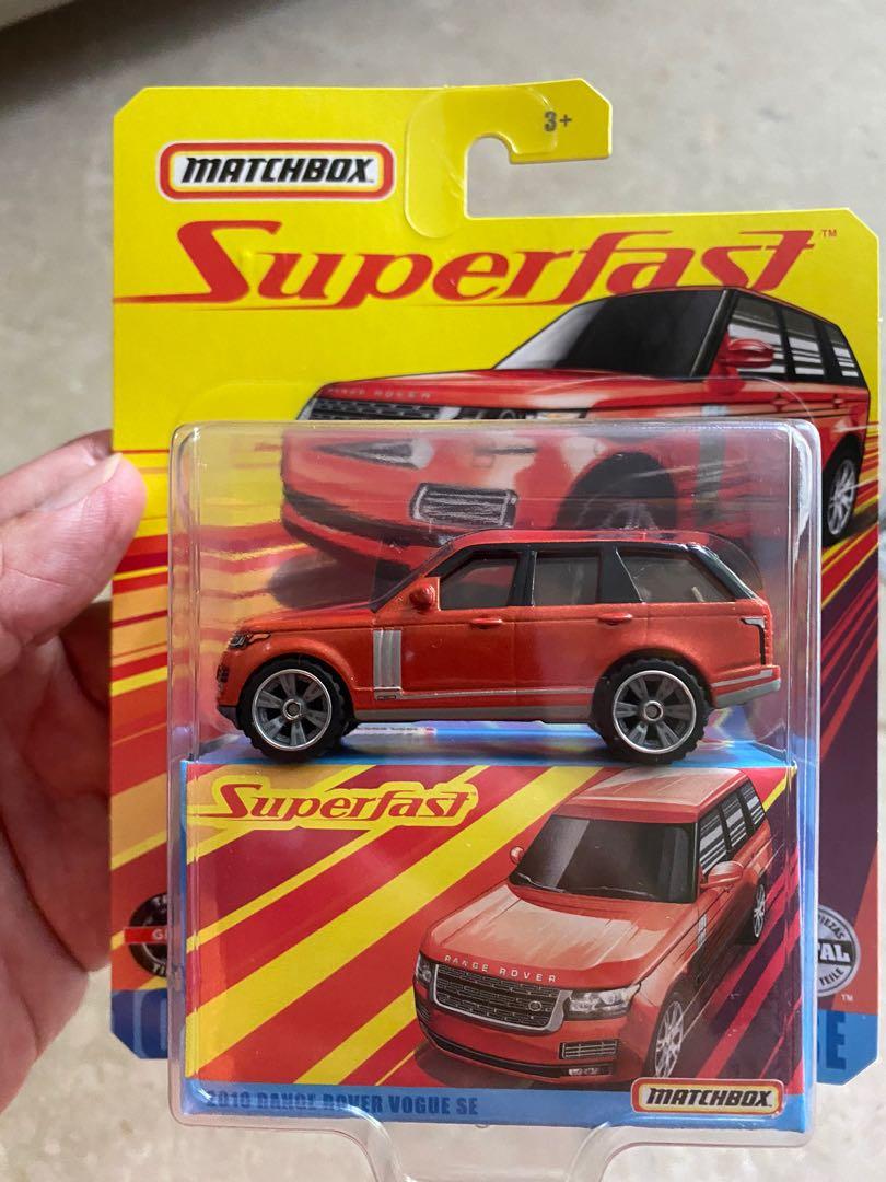 matchbox superfast range rover