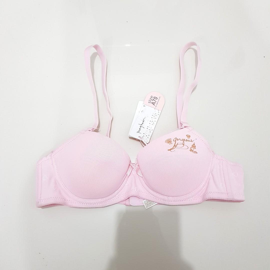 NEW Young Hearts Bra 32A Size A70 BH Remaja Warna Pink Younghearts  Youngheart Young Heart