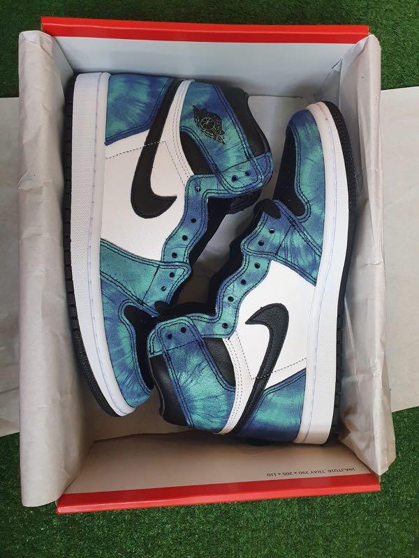 Jordan 1 tie dye box clearance
