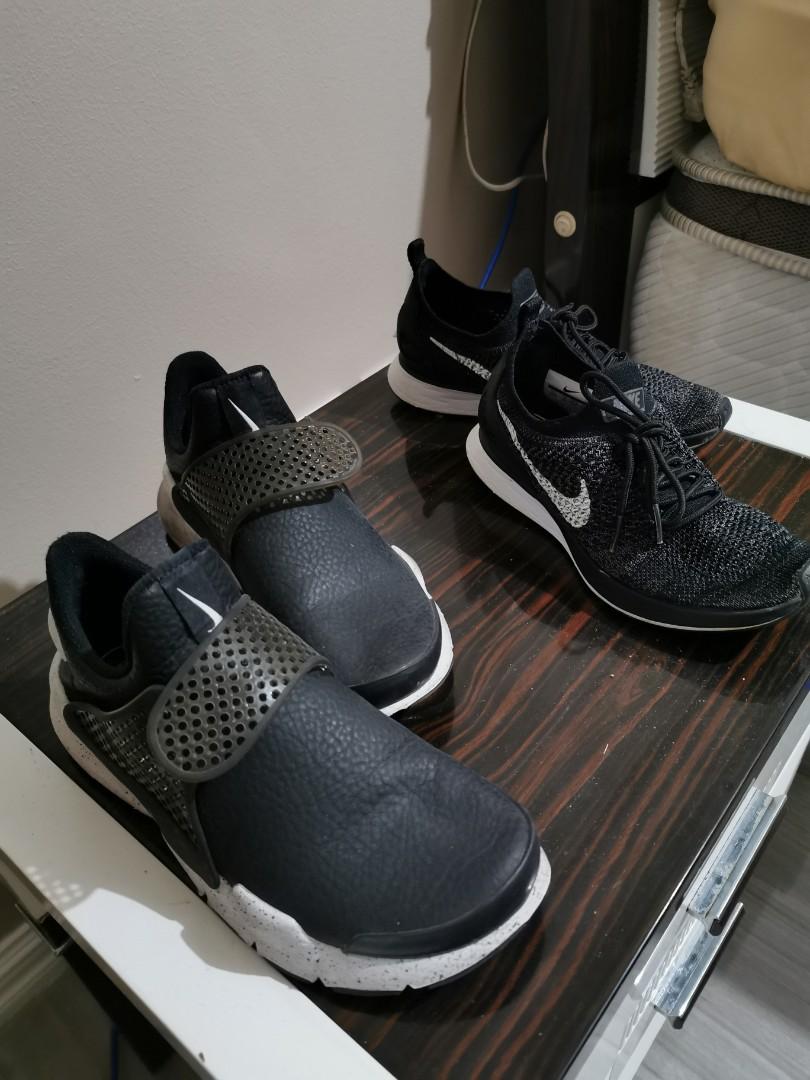 Nike Sock Dart and Mariah Flyknit Racer, Women's Fashion, Shoes, Sneakers  on Carousell