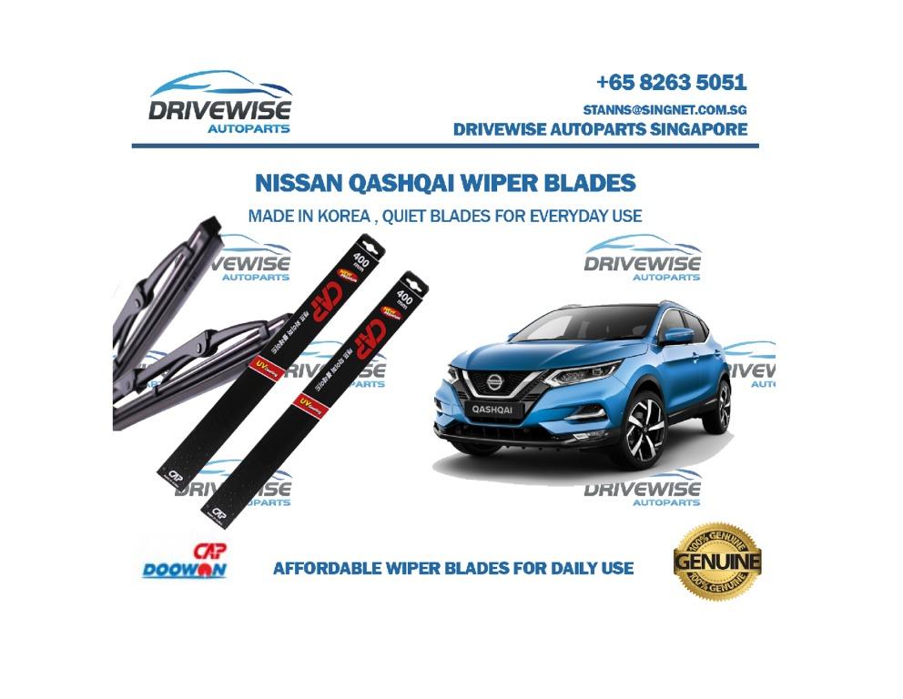 Nissan Qashqai Wiper Blades Promotion Made in Korea Car