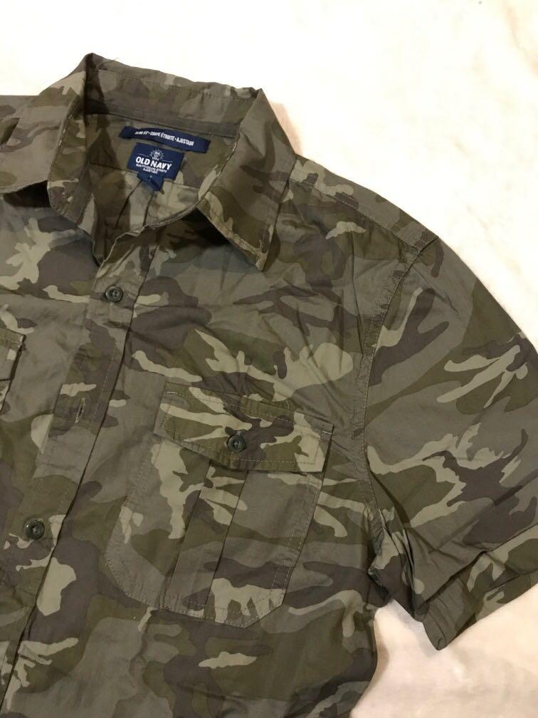 Old Navy Polo Shirt in Camo, Men's 